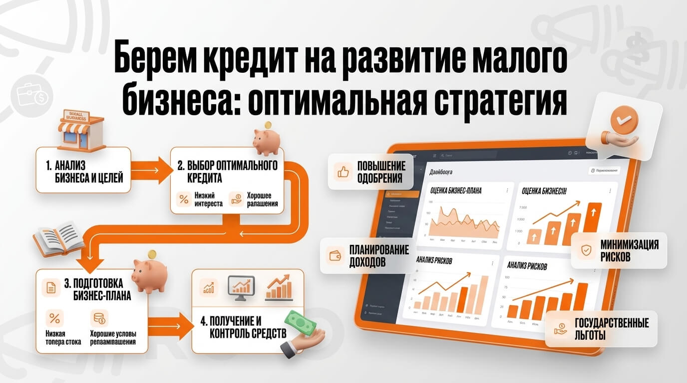 Берем кредит на развитие малого бизнеса: оптимальная стратегия