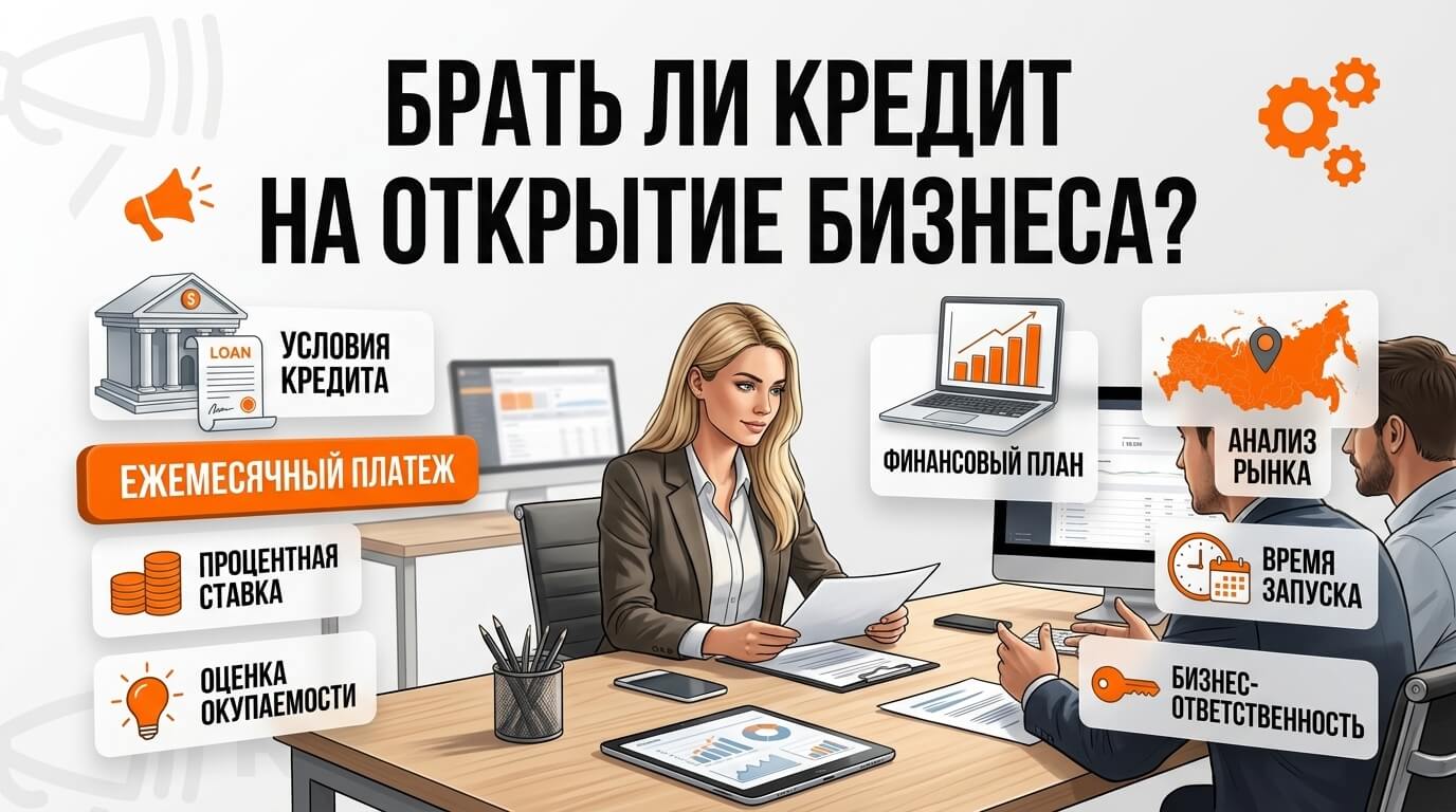 Брать ли кредит на открытие бизнеса?