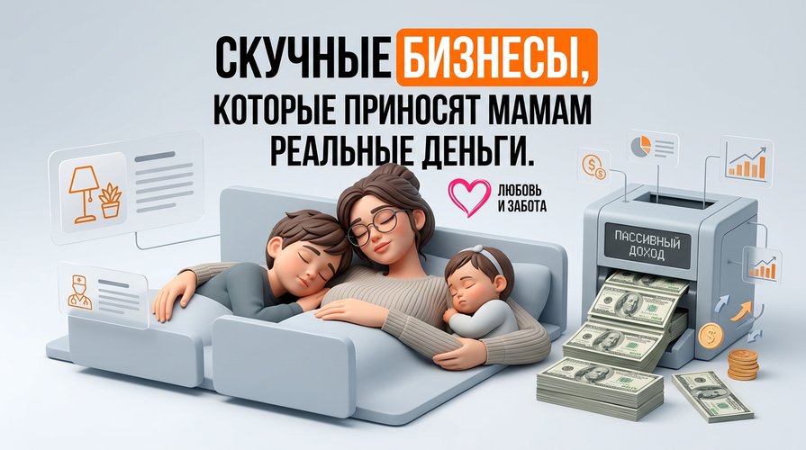 Скучные бизнесы, которые приносят мамам реальные деньги